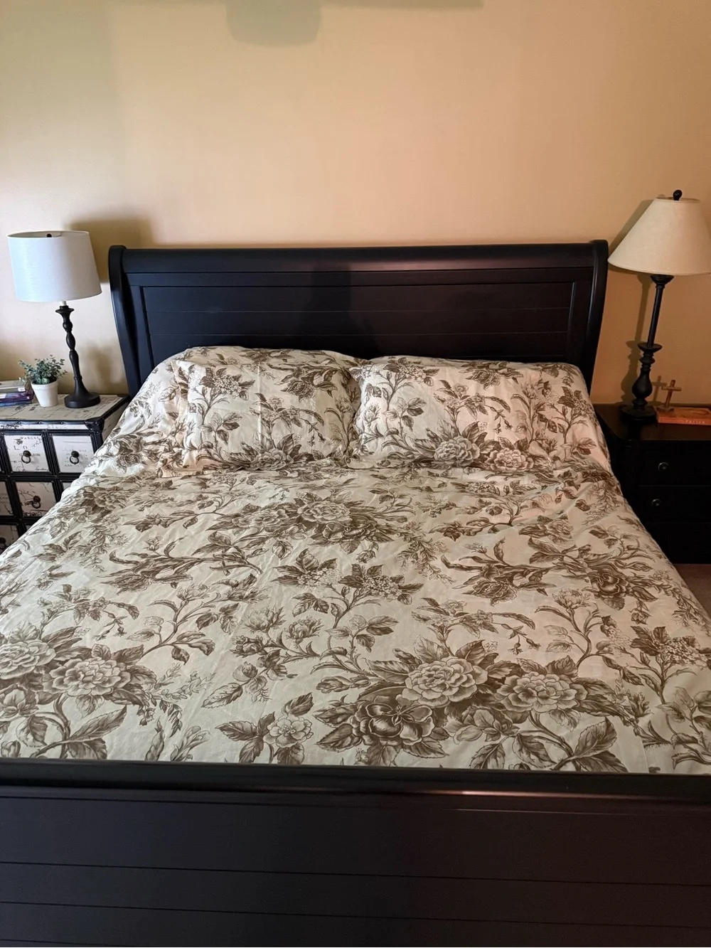 Pottery Barn Floral Printed Duvet Set
